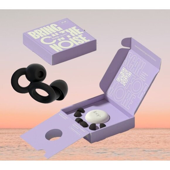 Loop QUIET Noise Reduction Earplugs -27db Hearing Protection ESSENCE BLACK - Picture 1 of 3